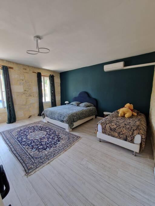 Villa Demeure En Pierre Avec Piscine Privee à Etauliers Extérieur photo