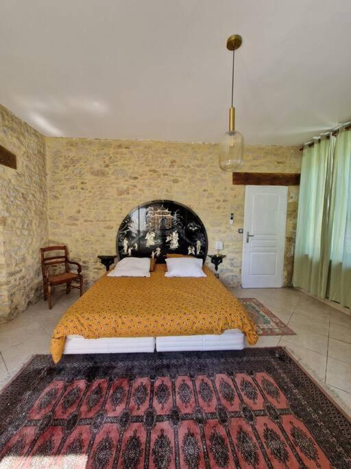 Villa Demeure En Pierre Avec Piscine Privee à Etauliers Extérieur photo